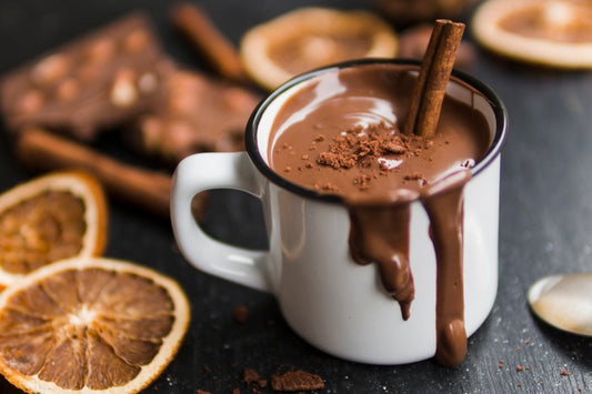 Chocolate Quente com Whey Protein de Chocolate