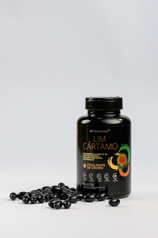 Lim Cártamo + Picolinato de Cromo 500mg - 120 Cápsulas - HEALTHLINE | Suplementos e Nutracêuticos