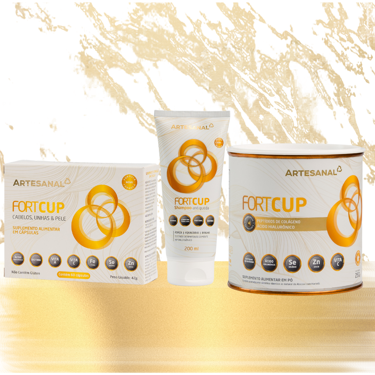 Kit Cabelos, Unhas e Pele