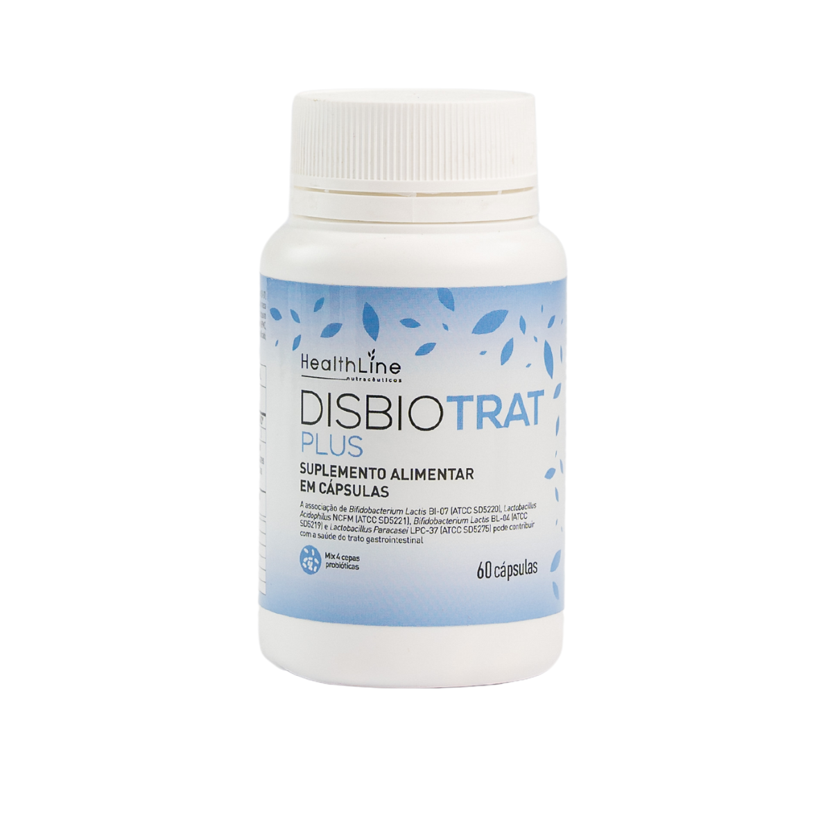 Suplemento Disbiotrat Plus - 60 Cápsulas 17B de Cepas - HEALTHLINE | Suplementos e Nutracêuticos