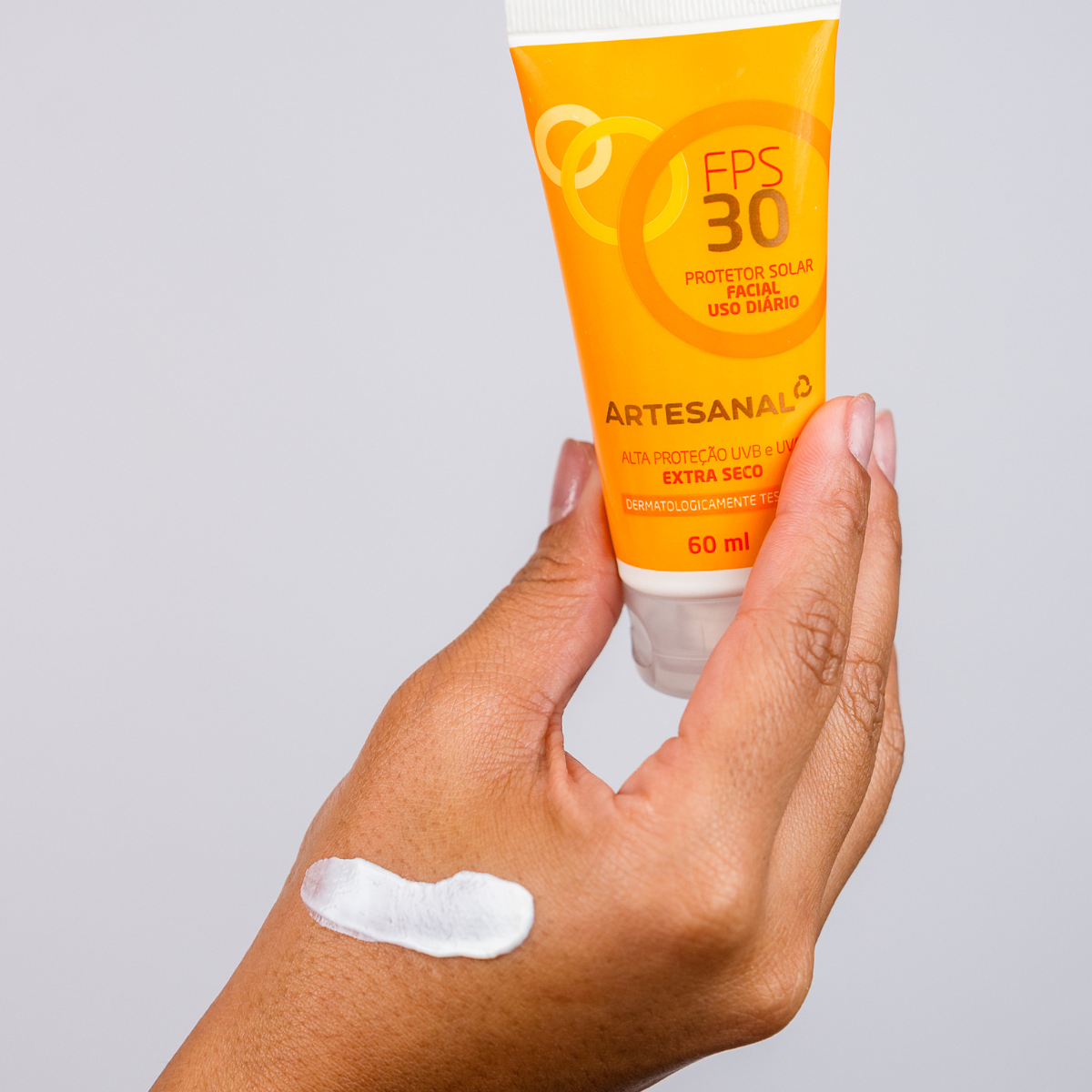 Filtro Solar Facial FPS 30 Toque Seco - 60ml - UN - HEALTHLINE | Suplementos e Nutracêuticos