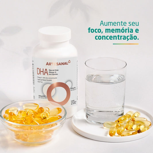 DHA 1000mg 120 cápsulas - HEALTHLINE | Suplementos e Nutracêuticos