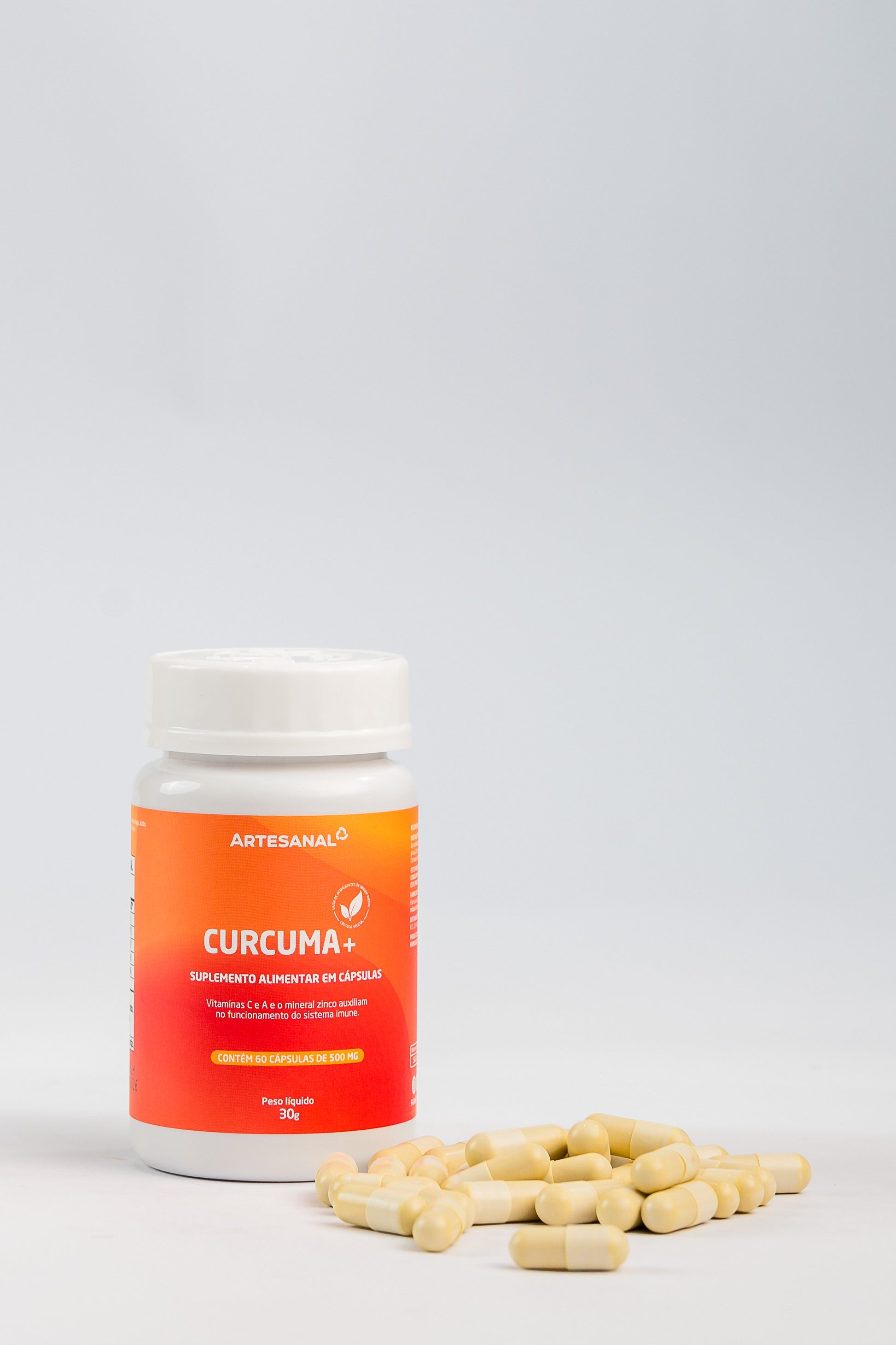 Cúrcuma - 60 cápsulas - HEALTHLINE | Suplementos e Nutracêuticos