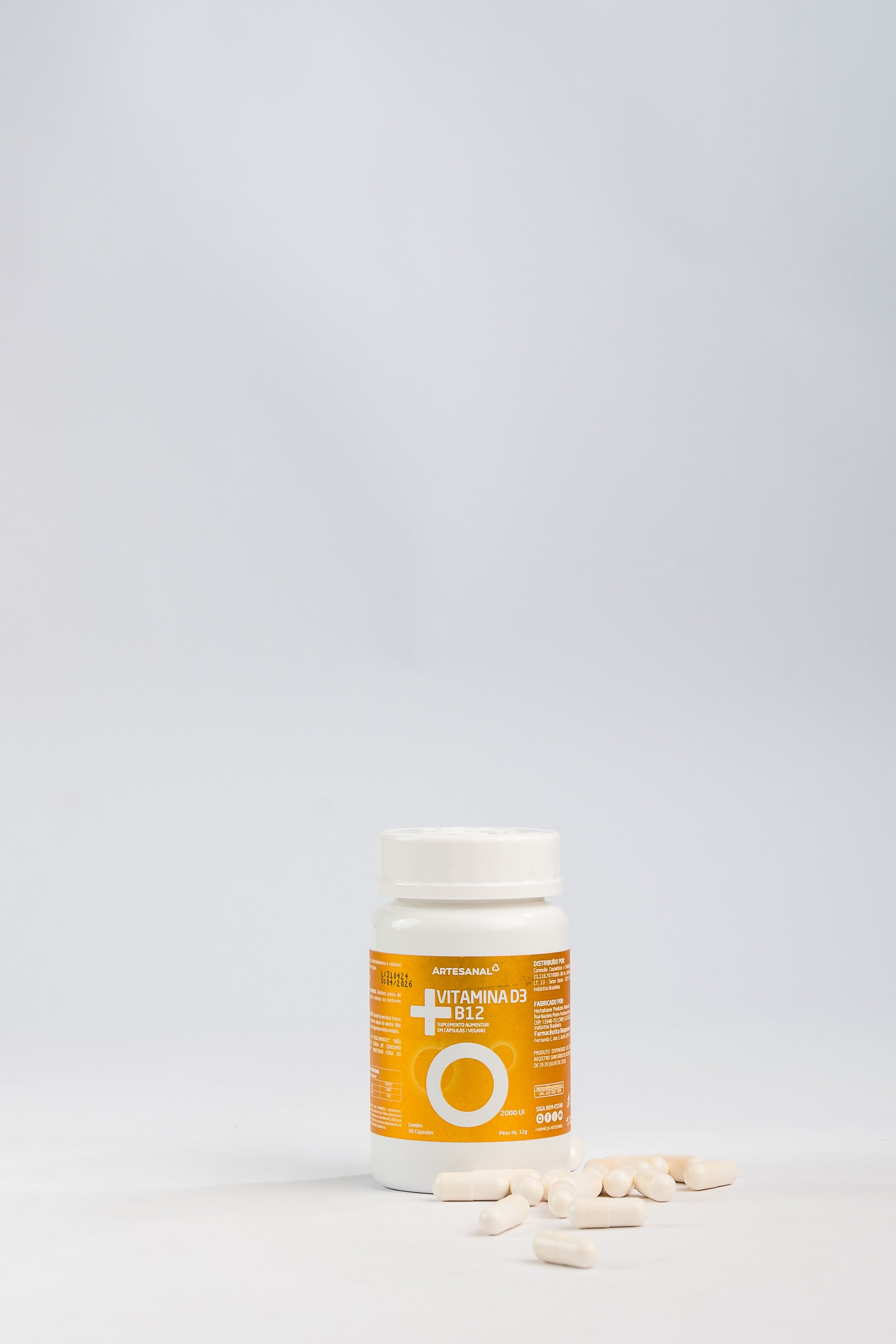 Vitamina D + B12 - 30 cápsulas - HEALTHLINE | Suplementos e Nutracêuticos