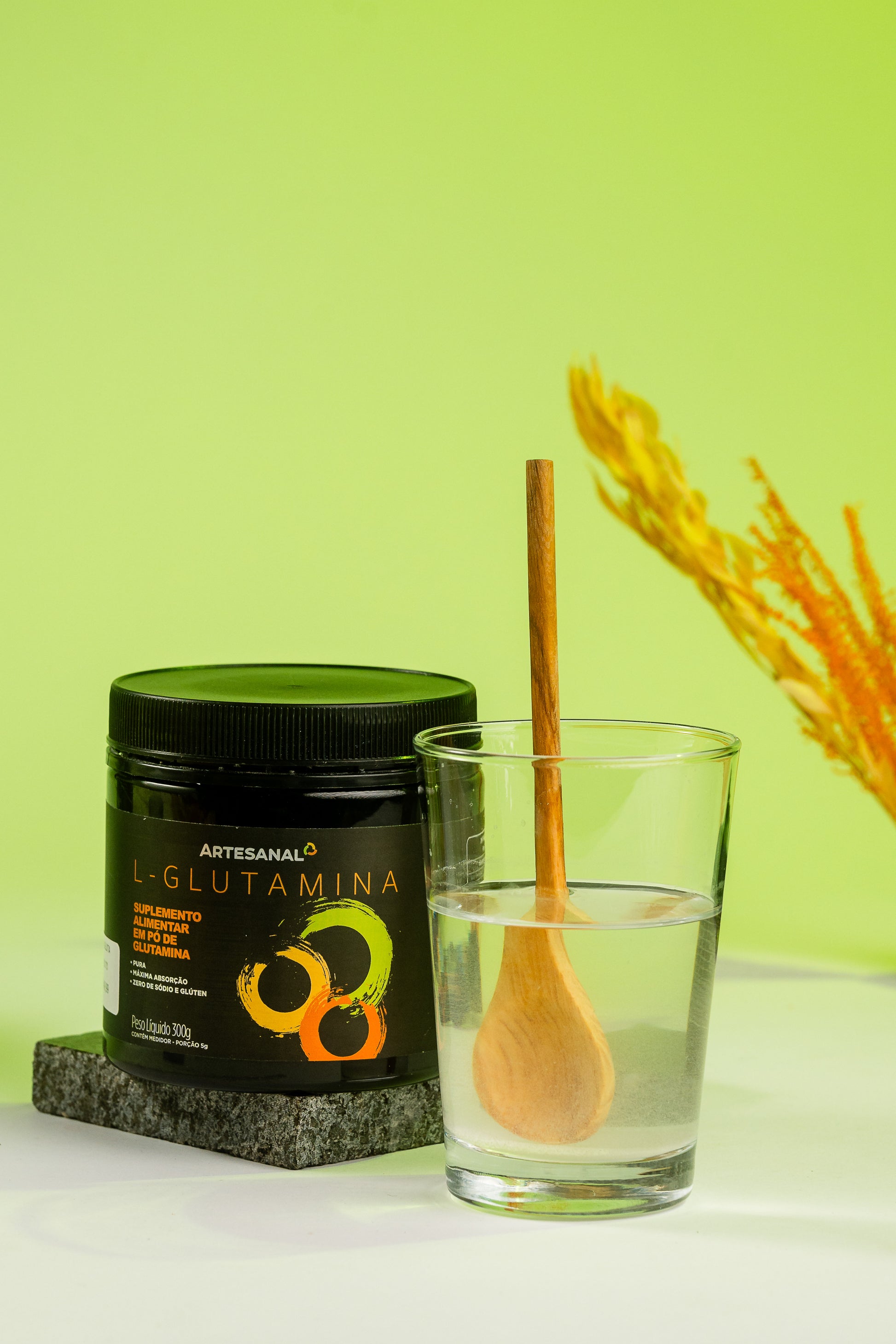 L-Glutamina 300g - Artesanal - HEALTHLINE | Suplementos e Nutracêuticos