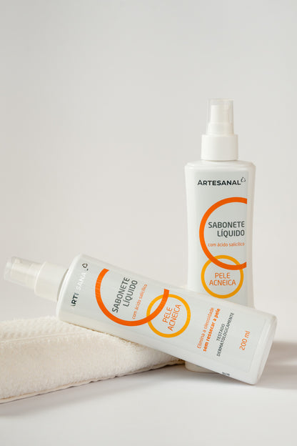 Sabonete Facial Pele Acneica 200ml - Artesanal