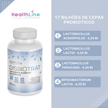 Carregar imagem no visualizador da galeria, Suplemento Disbiotrat Plus - 60 Cápsulas 17B de Cepas - HEALTHLINE | Suplementos e Nutracêuticos
