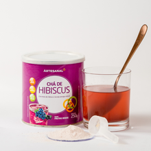 Carregar imagem no visualizador da galeria, Chá de Hibiscus Frutas Roxas (Diurético, Antioxidante e Fonte de Energia) - 250g
