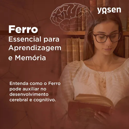 Ferro Ydrosolv Líquido Yosen Em Gotas 30ml - Sabor Framboesa