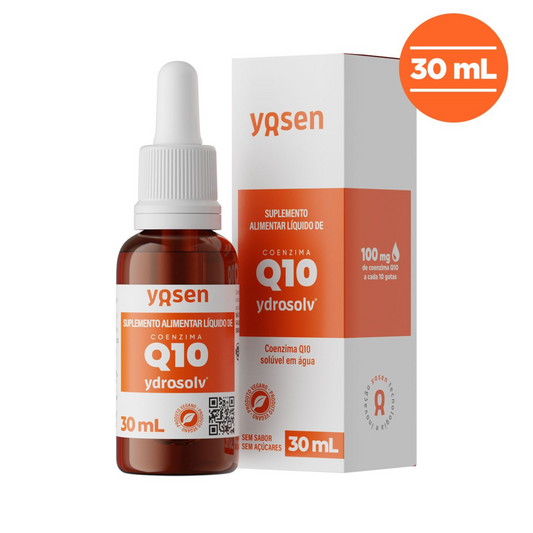 Yosen Coenzima Q10 COQ10 em Gotas 30ml Sabor Neutro