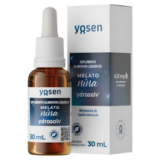 Melatonina Yosen Pura Concentrada Gotas Alta Absorção 30ml - Sem Sabor