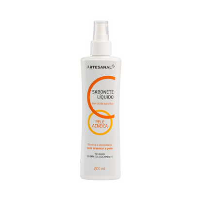 Sabonete Facial Pele Acneica 200ml - Artesanal