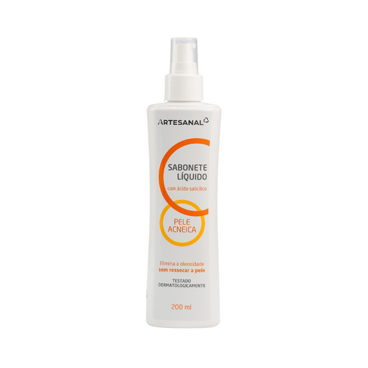 Sabonete Facial Pele Acneica 200ml - Artesanal