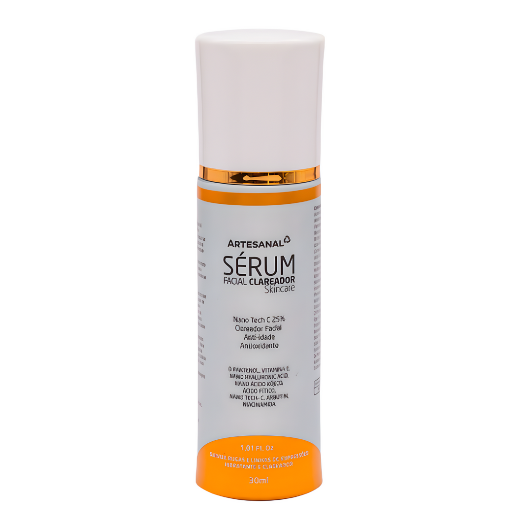 Sérum Facial Nano Clareador Artesanal 30 ML - HEALTHLINE | Suplementos e Nutracêuticos