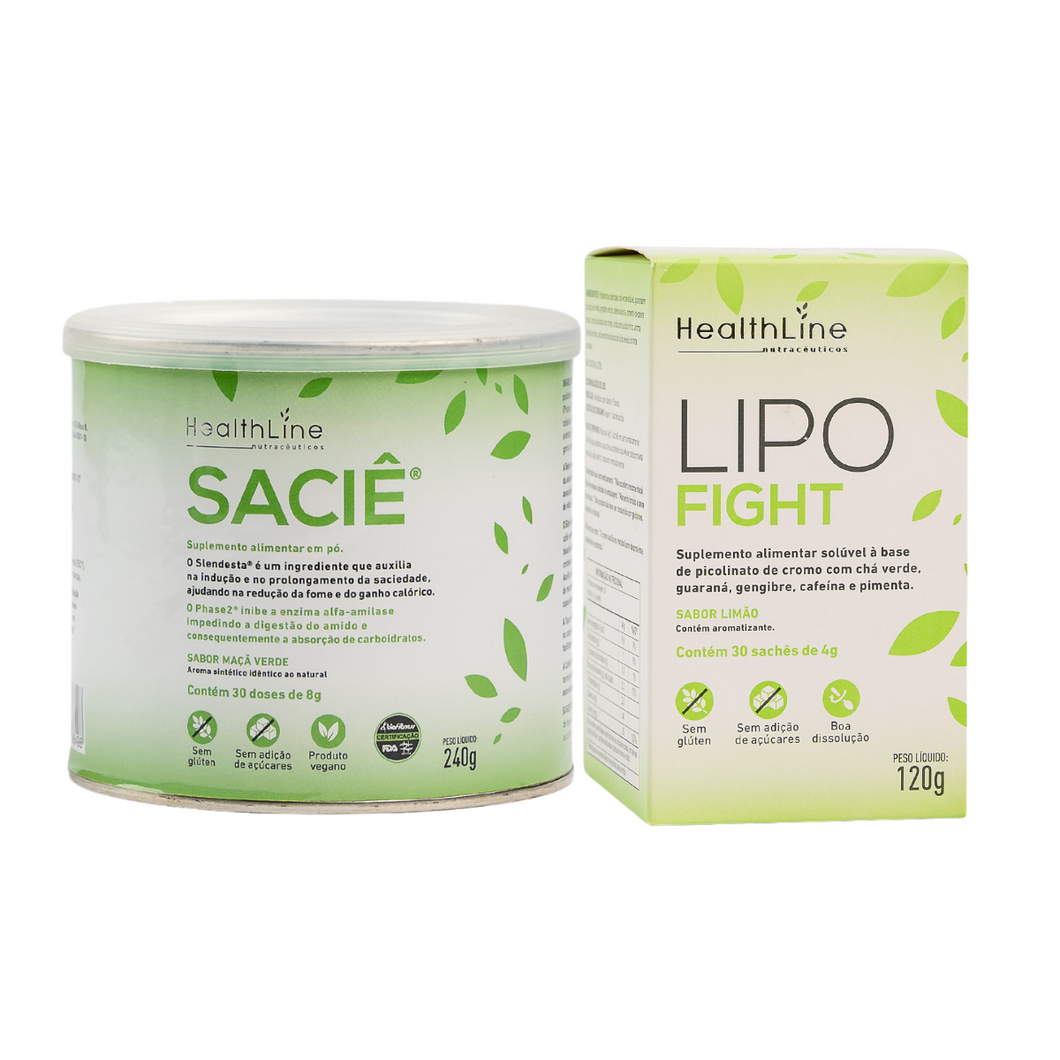Kit Saciê mais LipoFight - HEALTHLINE | Suplementos e Nutracêuticos