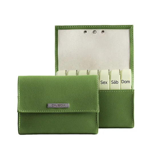 Porta Comprimidos Liberty - Tamanho Médio Verde
