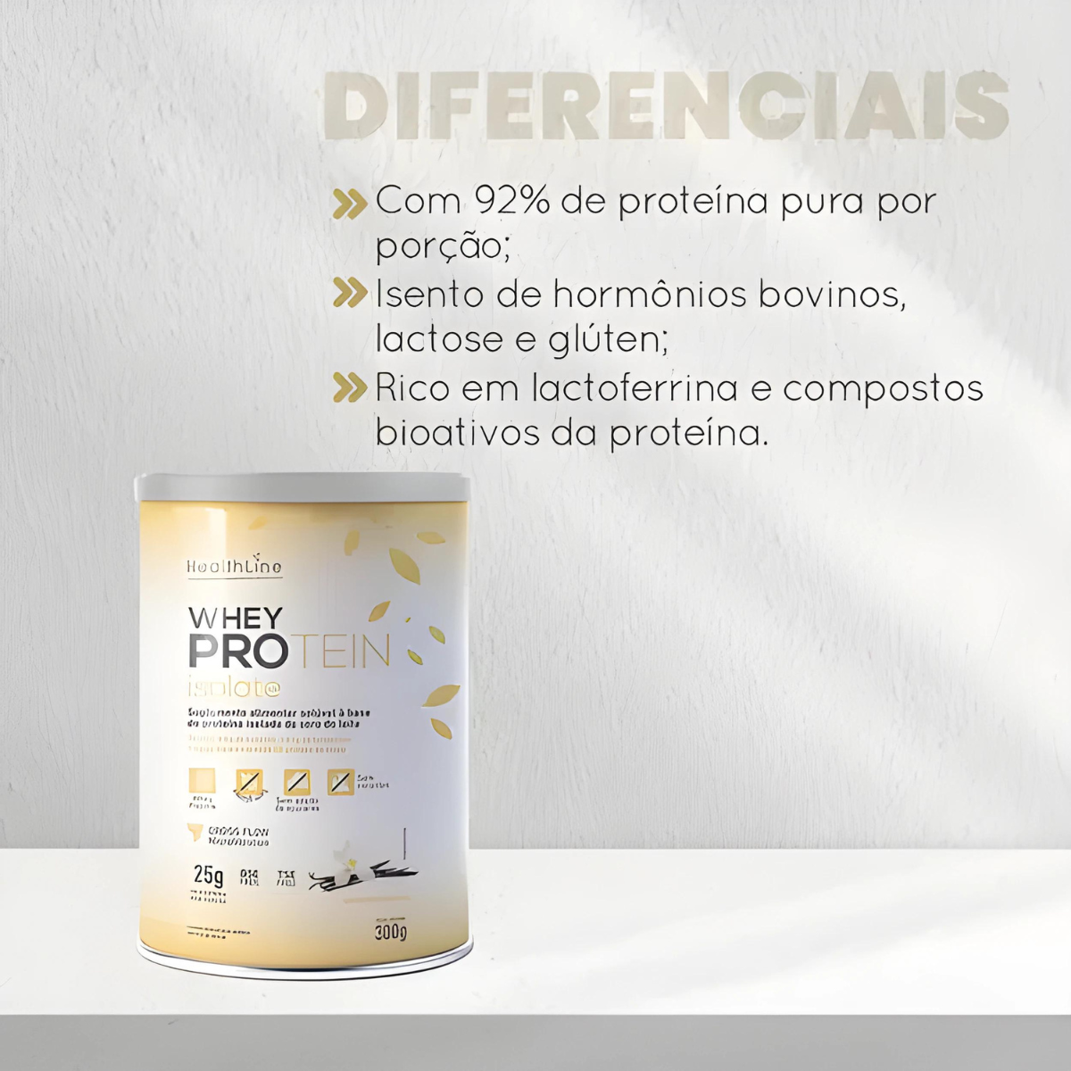 KIT GANHO DE MASSA (Whey Protein + BCAA + Creatina) - HEALTHLINE | Suplementos e Nutracêuticos