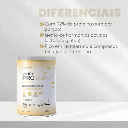 KIT GANHO DE MASSA (Whey Protein + BCAA + Creatina) - HEALTHLINE | Suplementos e Nutracêuticos