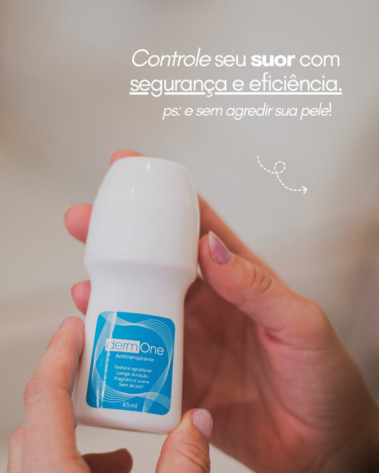 Desodorante Roll-on 65ml - Derm One - HEALTHLINE | Suplementos e Nutracêuticos