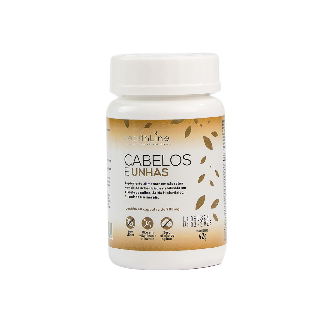Cabelos e Unhas By Dermatus - HEALTHLINE | Suplementos e Nutracêuticos