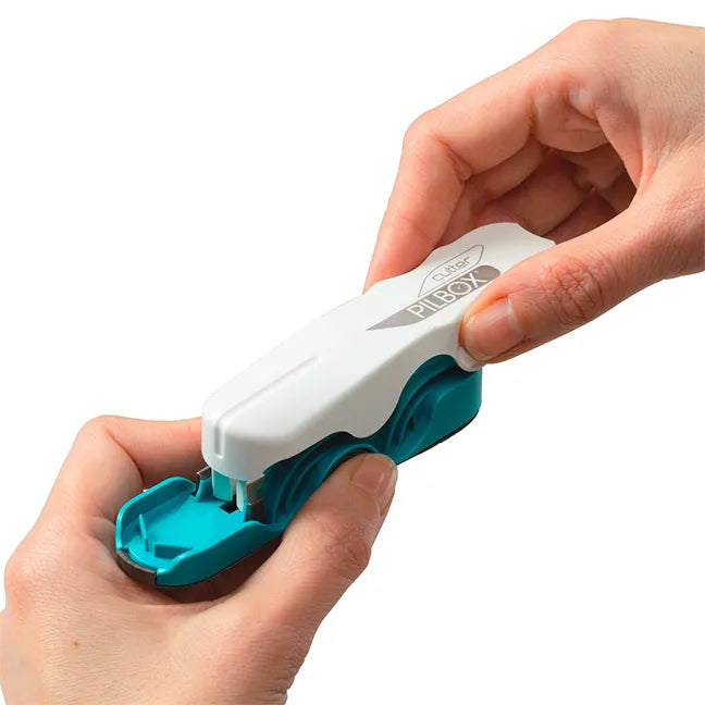 Cortador De Comprimidos Pilbox Cutter Cor Azul