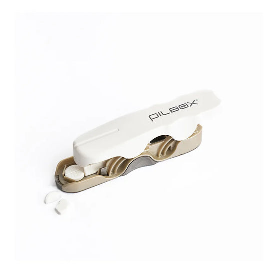 Cortador De Comprimidos Pilbox Cutter Cor Cinza