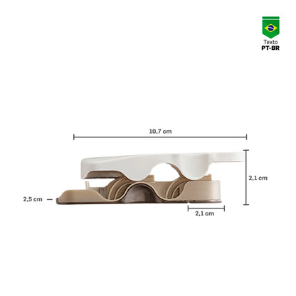 Cortador De Comprimidos Pilbox Cutter Cor Cinza