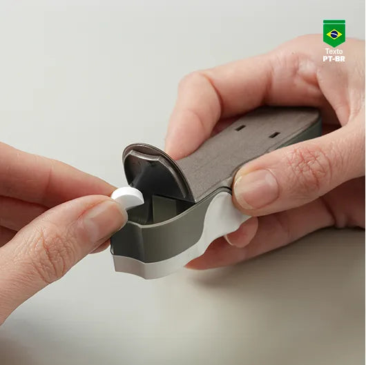 Cortador De Comprimidos Pilbox Cutter Cor Cinza - HEALTHLINE | Suplementos e Nutracêuticos