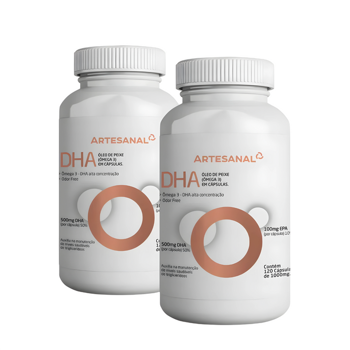 Kit em Dobro DHA 120 cápsulas - HEALTHLINE | Suplementos e Nutracêuticos