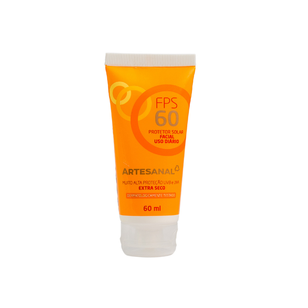 Filtro Solar Facial FPS 60 Toque Seco - 60ml - UN - HEALTHLINE | Suplementos e Nutracêuticos