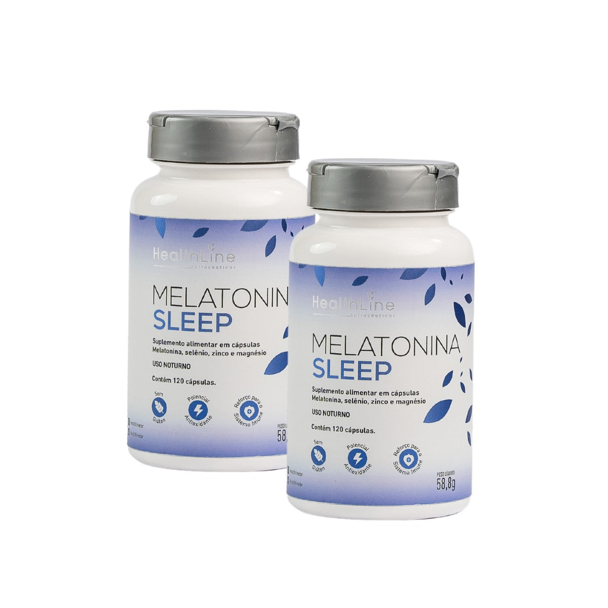 Kit em dobro Melatonina - HEALTHLINE | Suplementos e Nutracêuticos