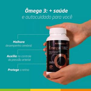 Ômega 3 - 33 EPA / 22 DHA - 120 Cápsulas - Selo IFOS - HEALTHLINE | Suplementos e Nutracêuticos