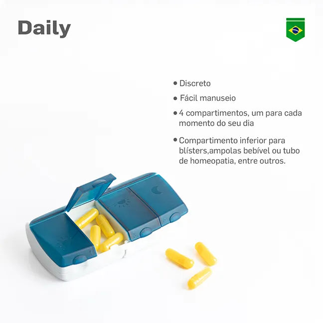 Porta Comprimidos PILBOX® Daily - Laranja