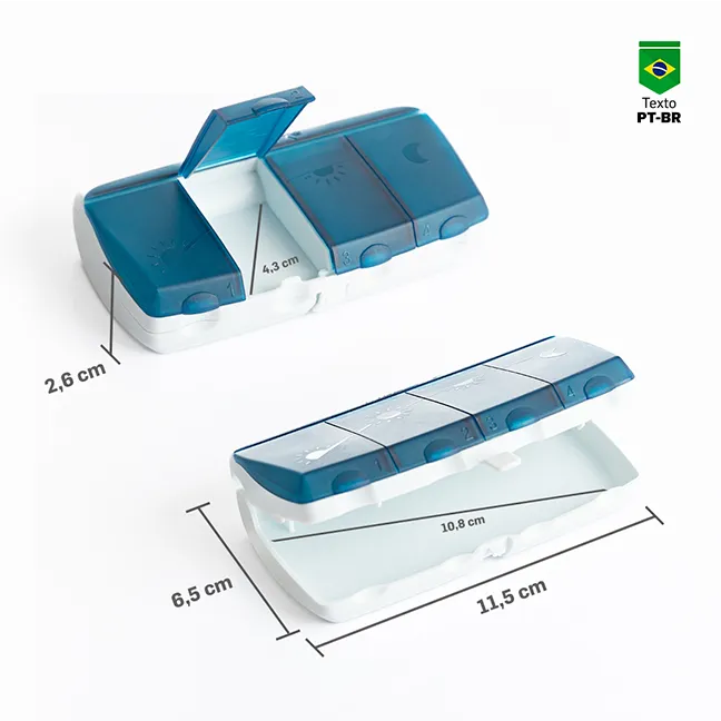 Porta Comprimidos PILBOX® Daily - Laranja