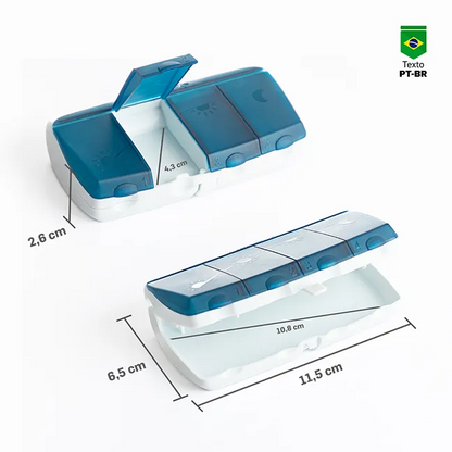 Porta Comprimidos PILBOX® Daily - Laranja