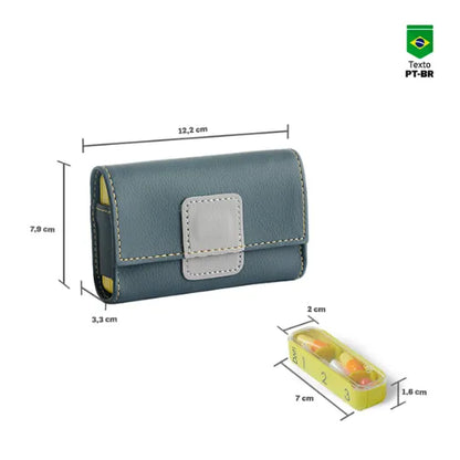 Porta Comprimidos PILBOX® Mini - Cor Ardósia