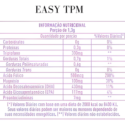 Easy TPM - HEALTHLINE | Suplementos e Nutracêuticos