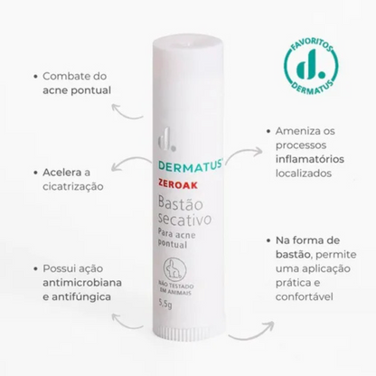 Zeroak Bastão Secativo - Dermatus