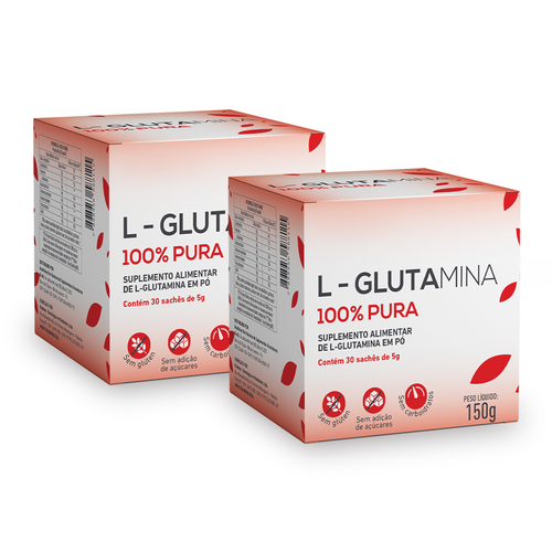 kit em Dobro Glutamina - HEALTHLINE | Suplementos e Nutracêuticos