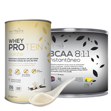 Carregar imagem no visualizador da galeria, KIT 1 - BCAA + WHEY PROTEIN - HEALTHLINE | Suplementos e Nutracêuticos
